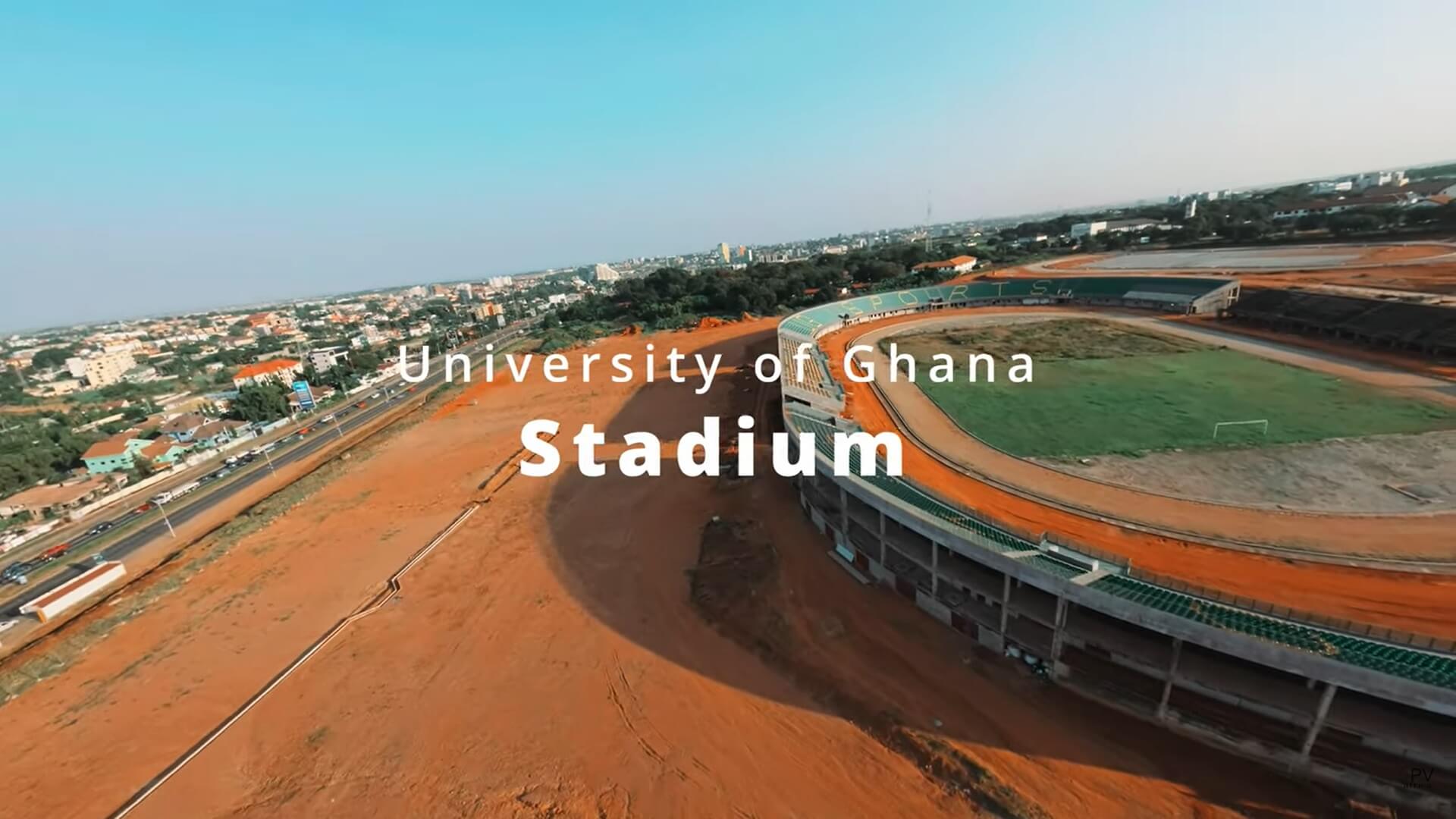 University Of Ghana Stadium Upgrades Progress FPV Africa